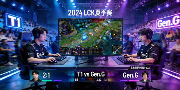 英雄联盟LCK夏季赛T1对阵Gen.G比赛直播实况画面